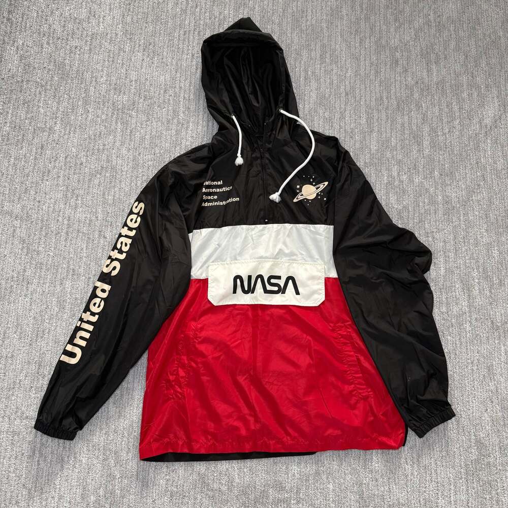 Neon Riot NASA Half Zip Windbreaker Multicolor